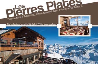 Meribel Mountain Restaurants - Les Pierre Plats