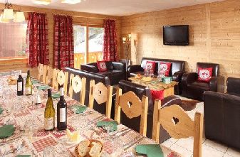 Mottaret catered chalets - 8 bedrooms-Natalia-Lounge