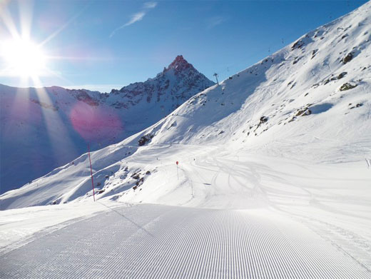 Courchevel Piste View