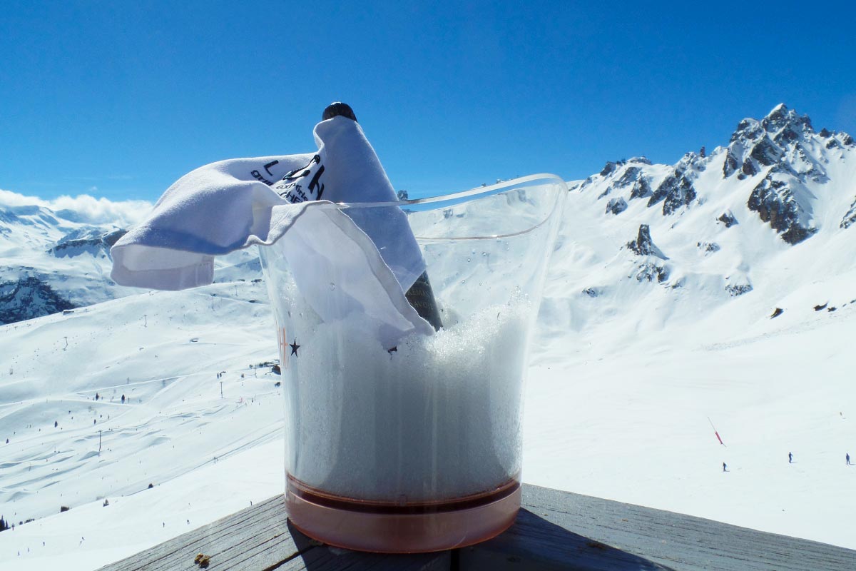 Les Chenus Champagne Bottle