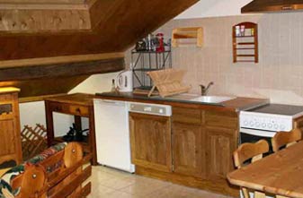 Meribel Apartments With 1 Bedroom | Kitchen