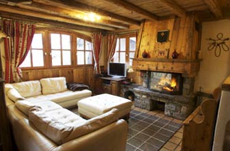 Meribel ctaered chalet 3 bedrooms - chalet sabaudia lounge