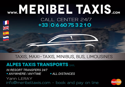 Alpes Taxi Transports Meribel