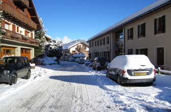 Meribel Les Allues Village.January 2016.