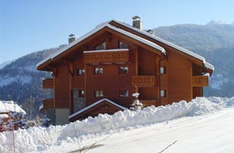 Apartment block exterior view