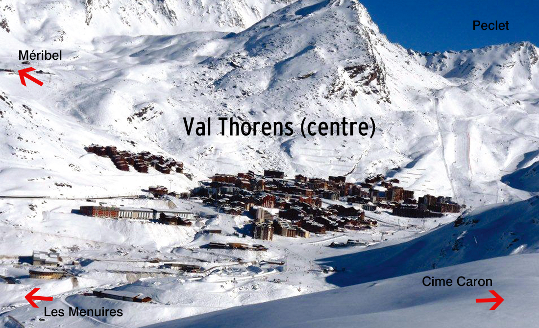 Vat Thorens Snow Bowl.